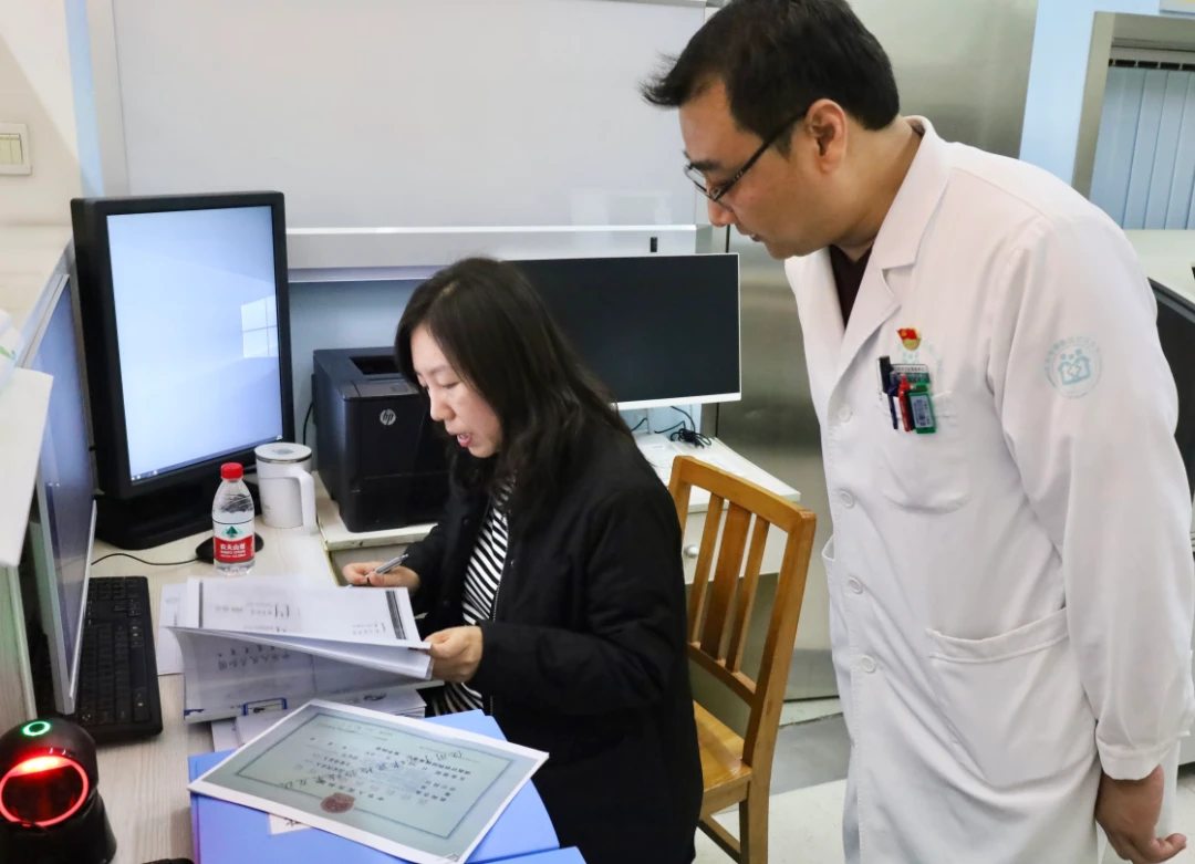 八二社区卫生服务中心迎接京津冀医学影像检查结果互认检查